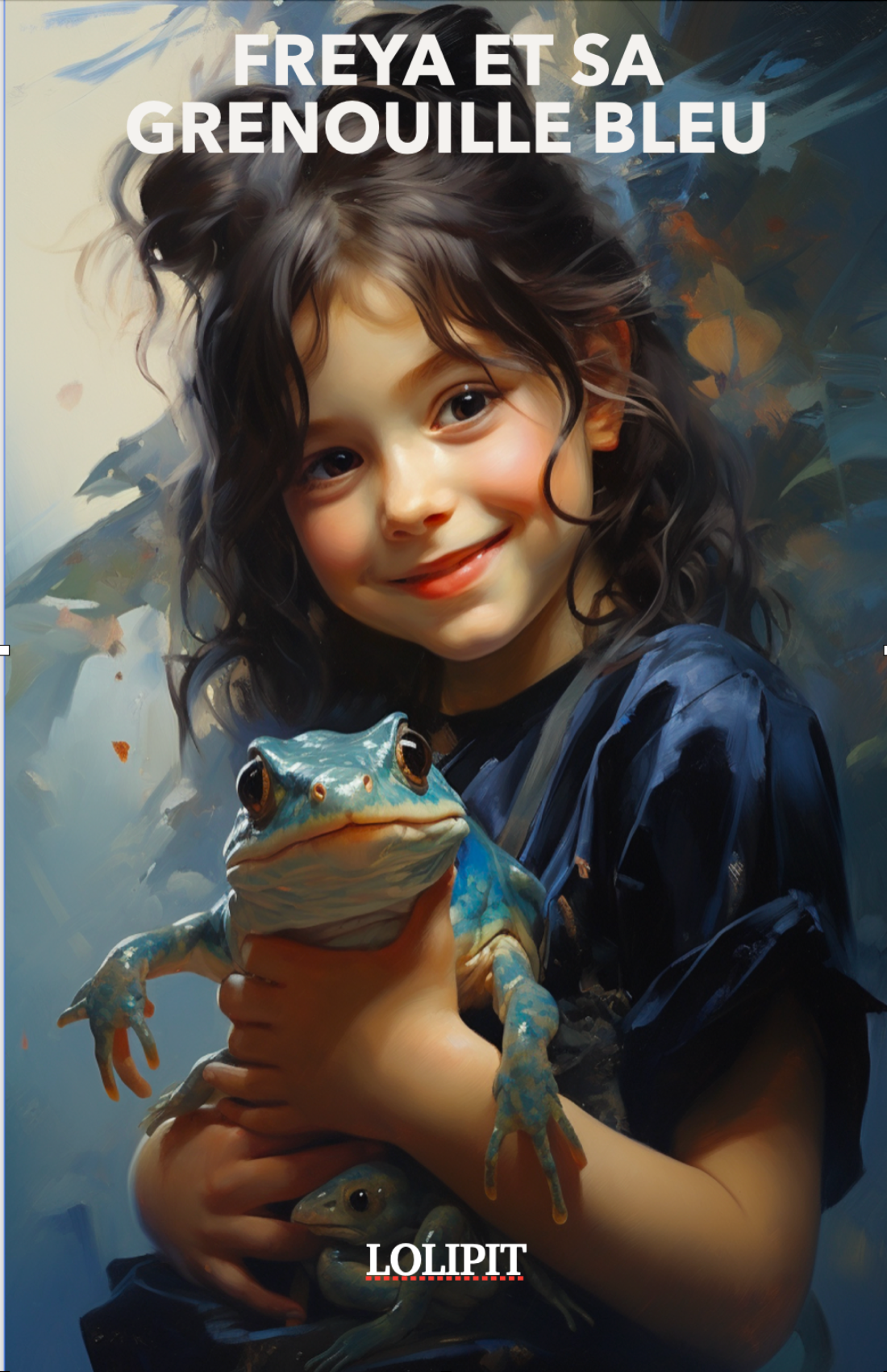 Freya et sa grenouille bleu